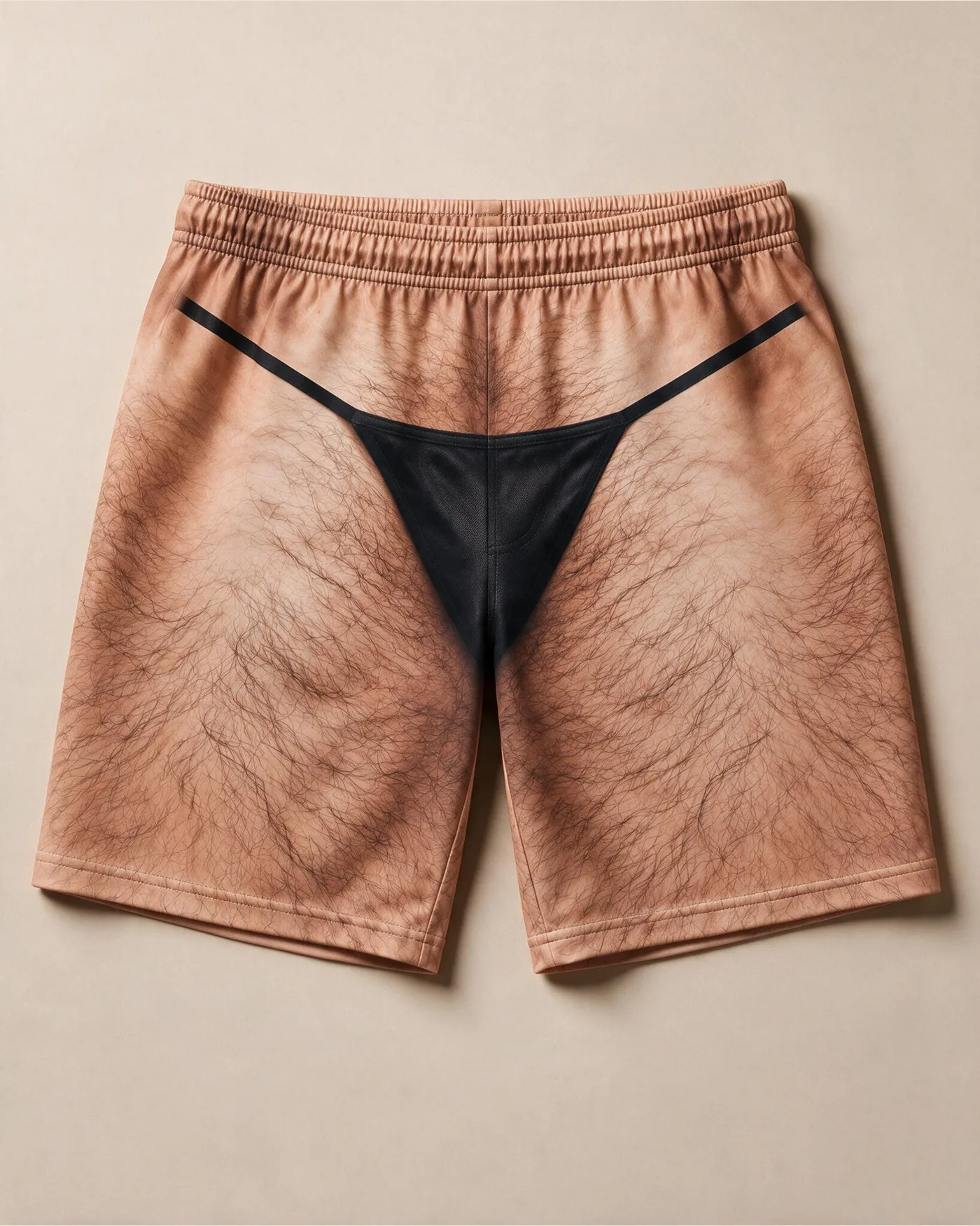 Final DROP 01 product study for Fake Thong / Hairy Shorts